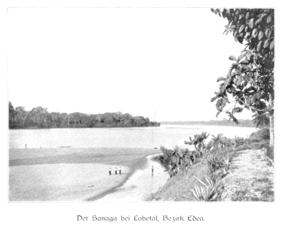 WOHLTMANN(1904) p009 Der Sanaga bei Lobetal, Bezirk Edea