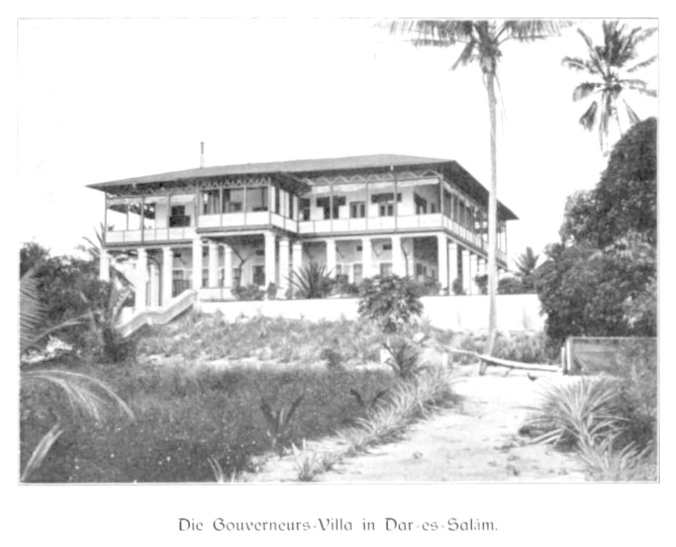 WOHLTMANN(1904) p072 Die Gouverneurs-Villa in Dar-es-Salam