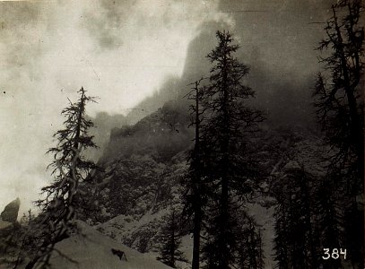Wolkenbild nächst Rotwandspitze, vom Burgstall aus gesehen. (BildID 15583122)