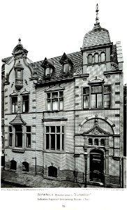 Wohnhaus, Bleichstrasse 22, Düsseldorf, Architekten Kayser & v. Groszheim, kgl. Bauräte in Berlin, Tafel 83, Kick Jahrgang I photo