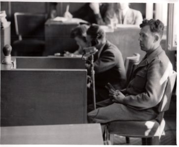 Wolfgang Grosch during the Pohl Trial