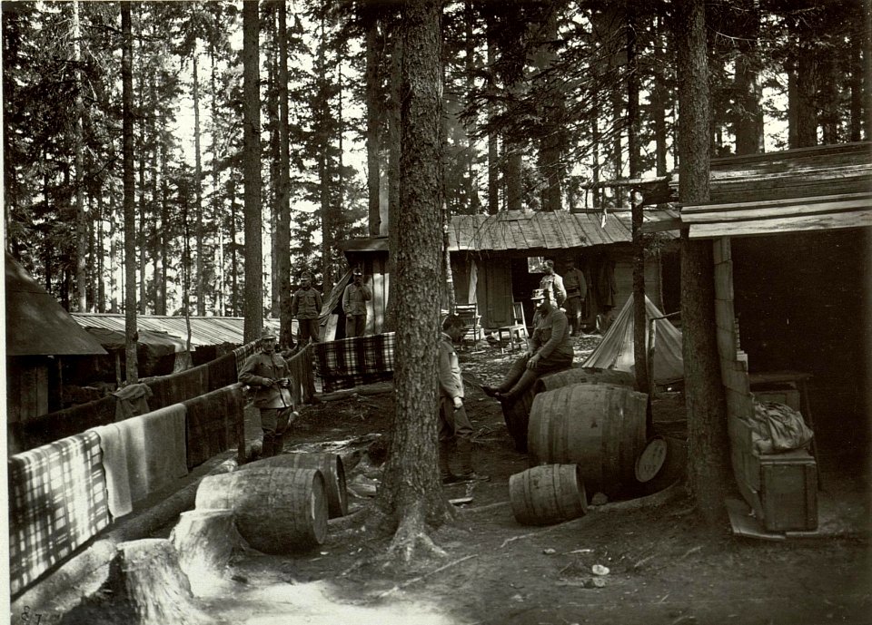 Wohnung des Trainkommandos an der Plöckenstrasse.Aufg.22.IX.1915. (BildID 15460307)