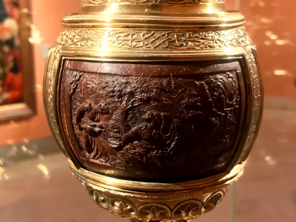 Wolf Brussel - Coconut Cup with three Biblical Scenes - Thyssen-Bornemisza Collections DEC0895 02
