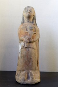 Woman holding a child Louvre AM1455