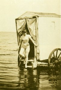 Woman in bathing suit (1893) photo