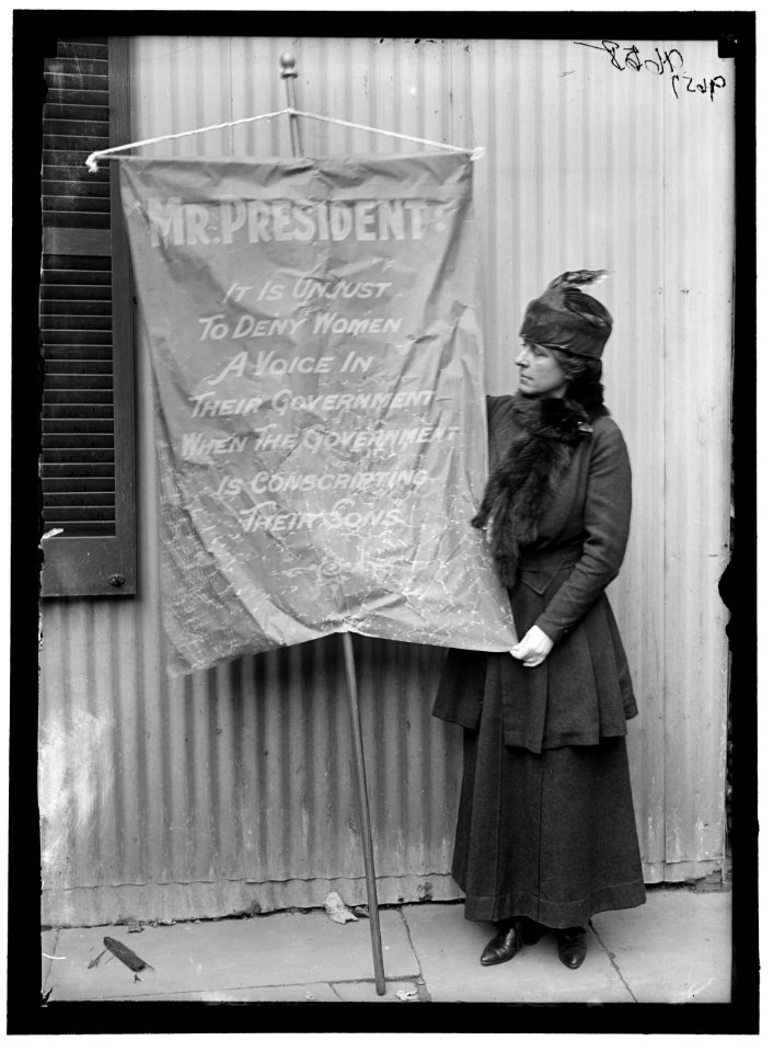 WOMAN SUFFRAGE BANNERS LCCN2016868528