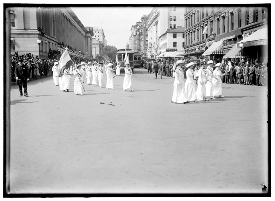 WOMAN SUFFRAGE PARADE, MAY 1914 LCCN2016865490