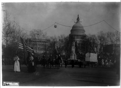 Woman suffrage parade, Wash., D.C. LCCN2013648101