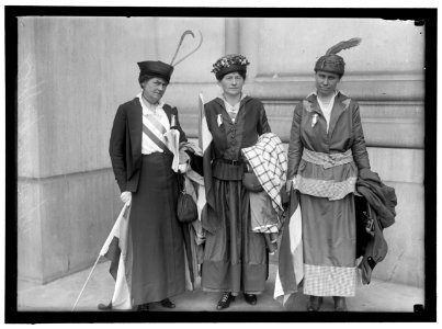 WOMAN SUFFRAGE GROUP OF SUFFRAGISTS LCCN2016867354