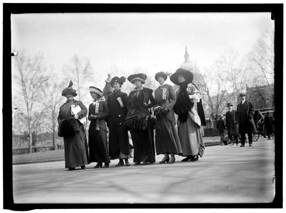 WOMAN SUFFRAGE. GROUPS LCCN2016864366