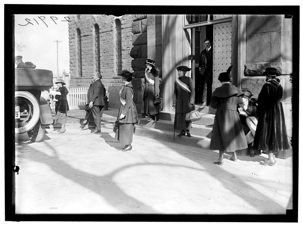 WOMAN SUFFRAGE. LEAVING JAIL LCCN2016869647