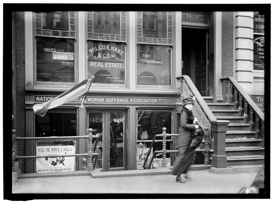 WOMAN SUFFRAGE. HEADQUARTERS, NATIONAL AMERICAN WOMAN SUFFRAGE ASSOCIATION LCCN2016864330