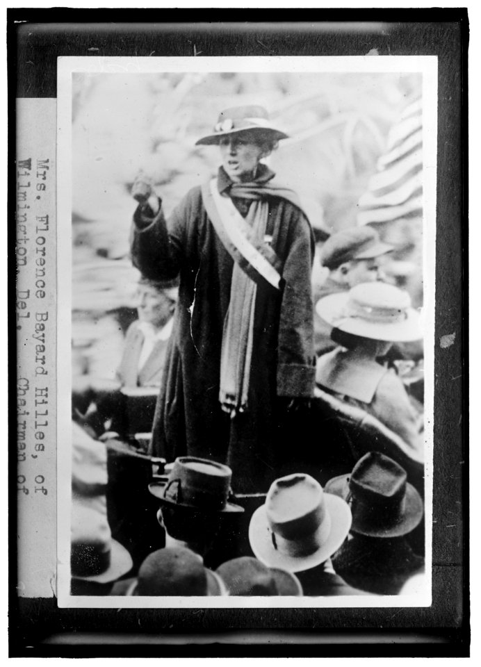 WOMAN SUFFRAGE. MRS. FLORENCE HILLES LCCN2016870256