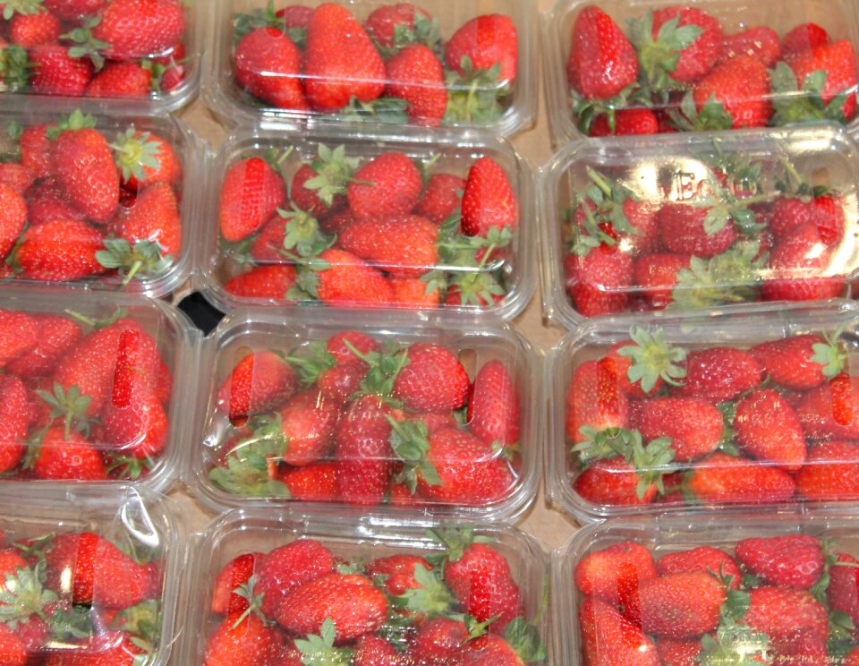 Strawberry grocery super market