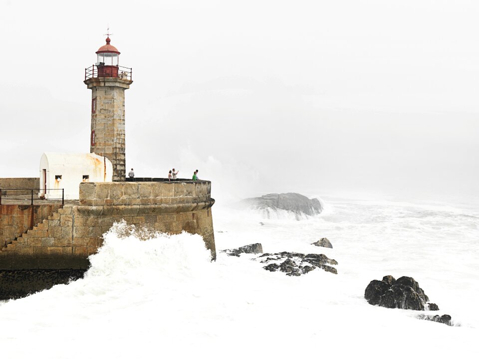 Woman lighthouse structure