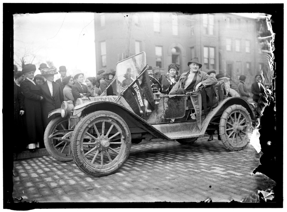 WOMAN SUFFRAGE. SCOUT CAR LCCN2016864356