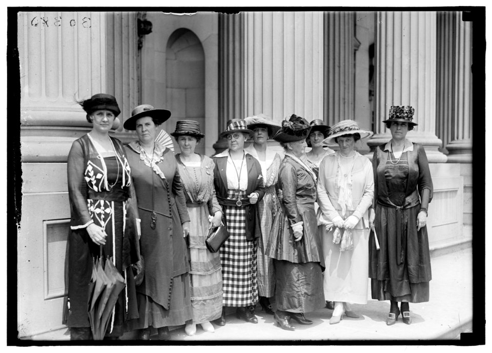 WOMAN SUFFRAGE. SUFFRAGETTES AT CAPITOL LCCN2016870010