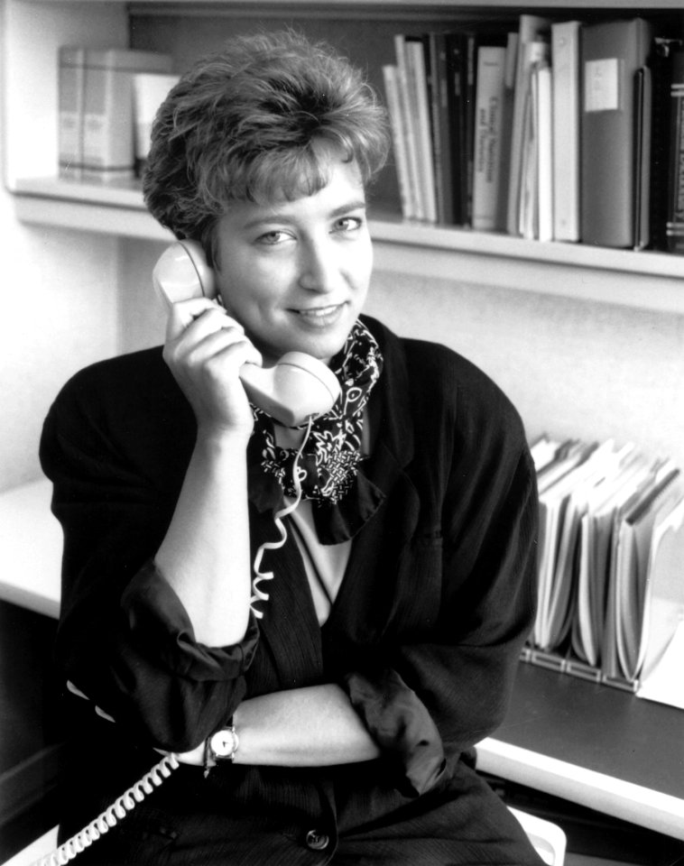 Woman talking on the phone