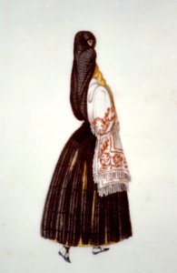 Woman wearing a tapada, Peru LCCN00651677