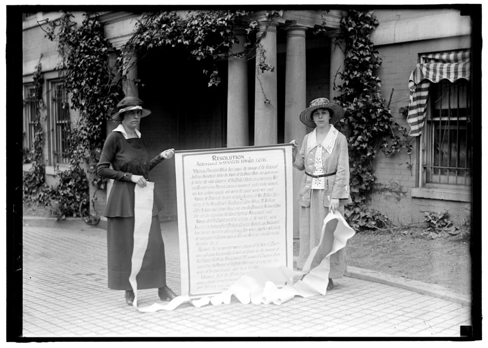 WOMAN SUFFRAGE. RESOLUTION LCCN2016869950