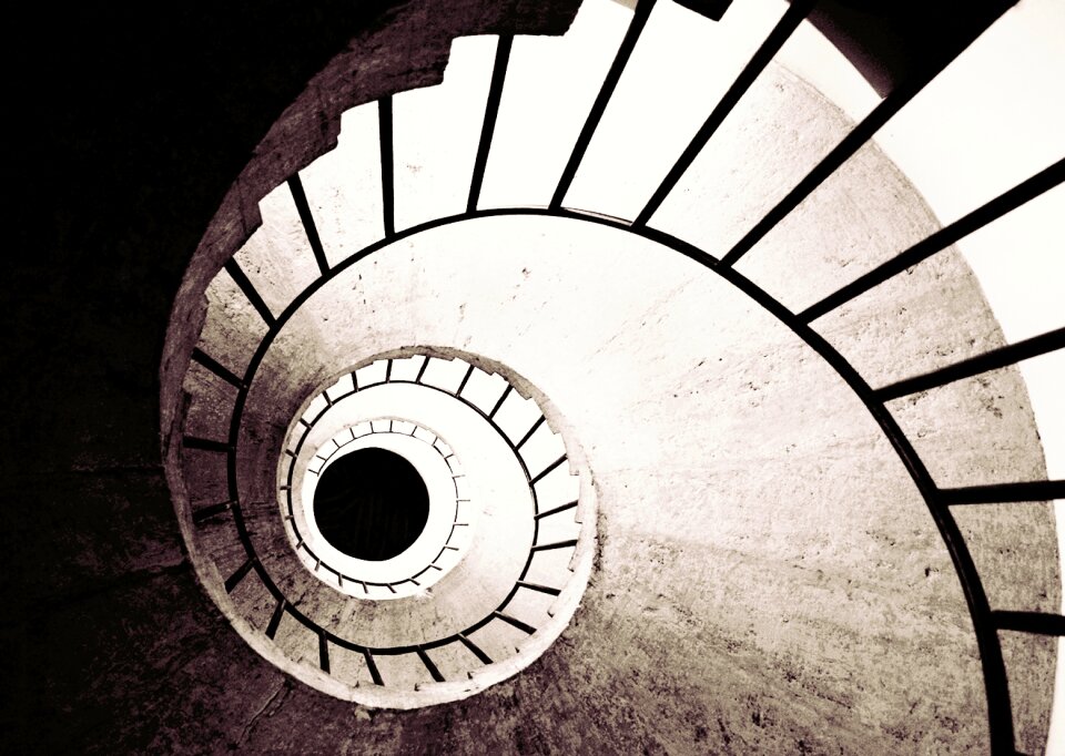Steel stairs architecture