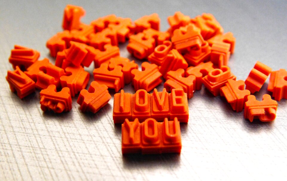 Letters love you alphabets