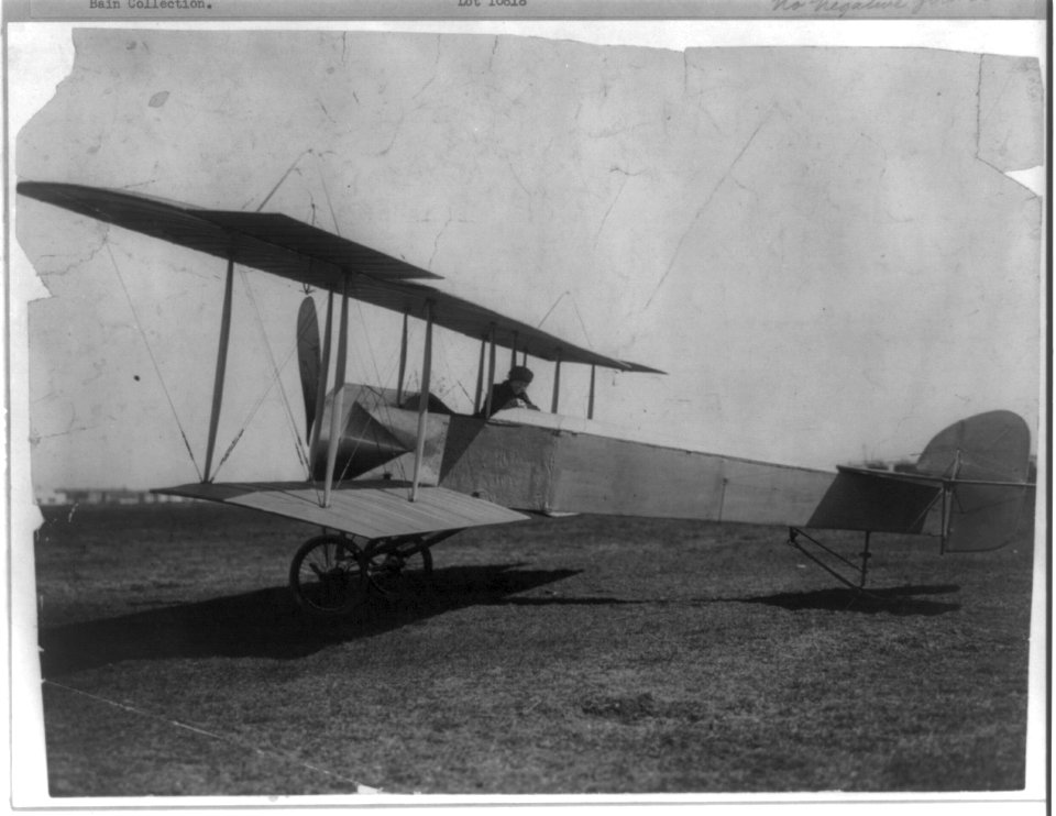 Women in airplanes- Katherine Stinson in Partridge plane LCCN2016647662