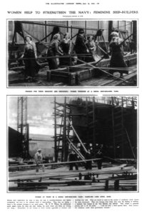 Women help to strengthen the Navy- feminine ship-builders LCCN2004668152