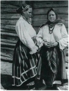 Women odnodvorki in casual dress (Voronezh gov., 1908)