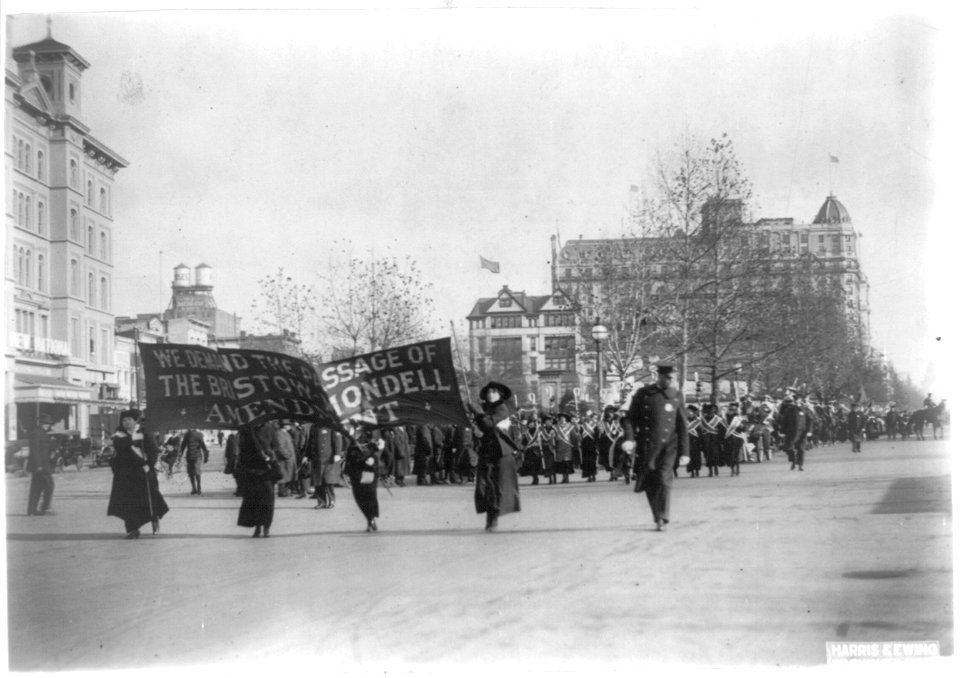 Women suffrage parade, Wash., D. C. LCCN2013648106