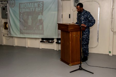 Women's Equality Day observance 140822-N-MD297-002