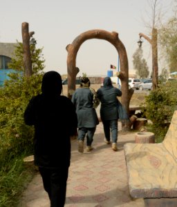 Women from 203rd Zone Afghan Border Police and TAAC-S attend shura at Kandahar Airfield, Afghanistan 150809-N-SQ656-288