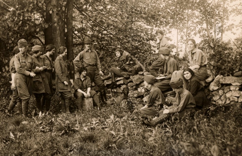 Women's Reserve Camouflage Corps in Van Cortland Park