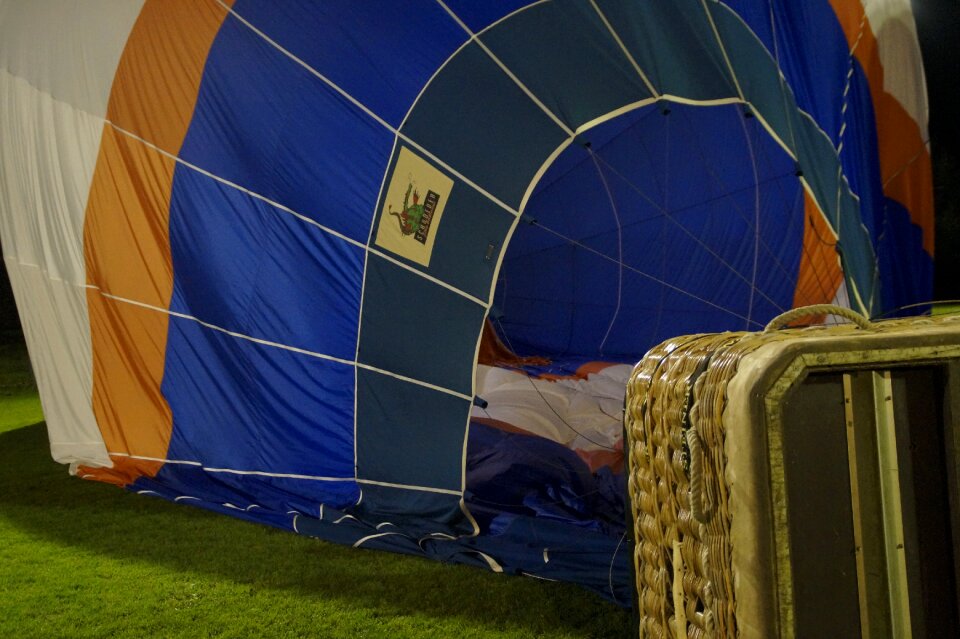 Remove end hot air balloon ride