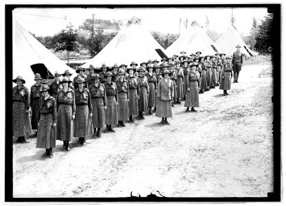 Women's Defense League camp, (Washington, D.C.), 1916 LCCN2016851126