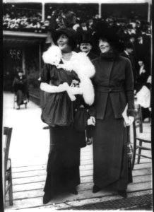Women's fashions- Nov. 1913, Paris - 2 women LCCN2004682004 photo