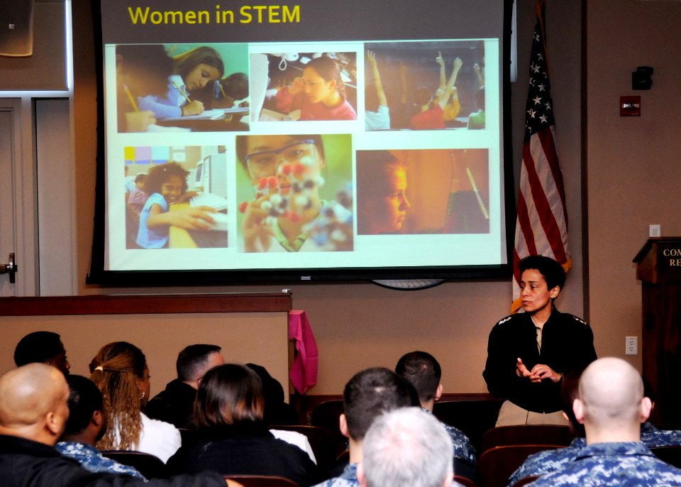 Women's History Month observance 130314-N-YC845-001
