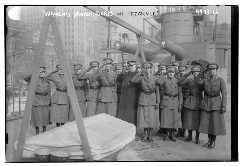 Women's Motor Corps on RECRUIT LCCN2014706278