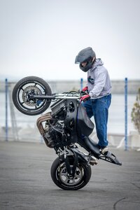 Transportation system motorbike biker