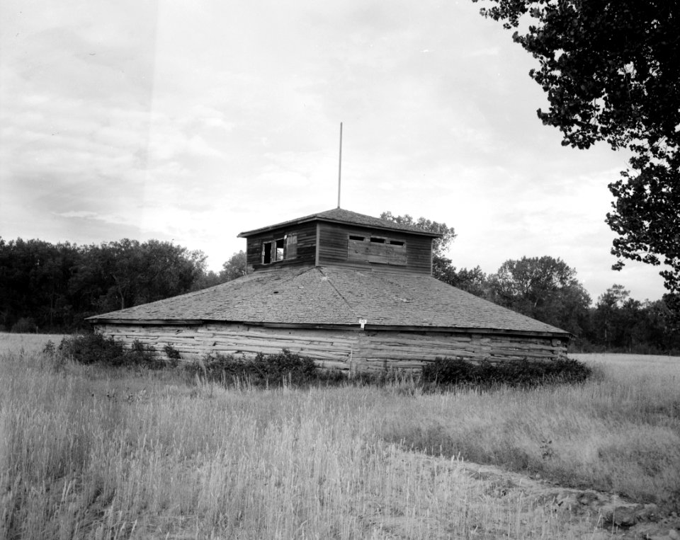 Wooden dance lodge