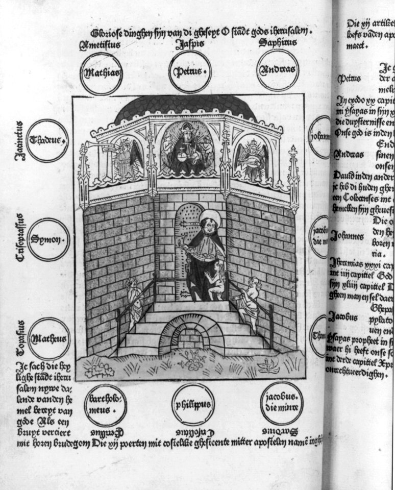 Woodcut in Werner Rolevinck, Fasciculus Temporum - entire page LCCN2003663466