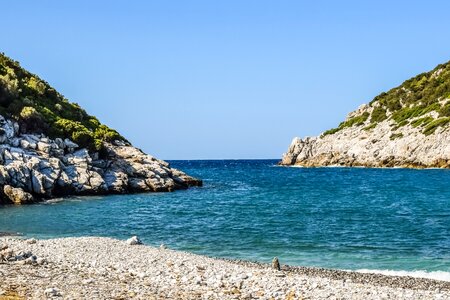 Pebble beach island greek
