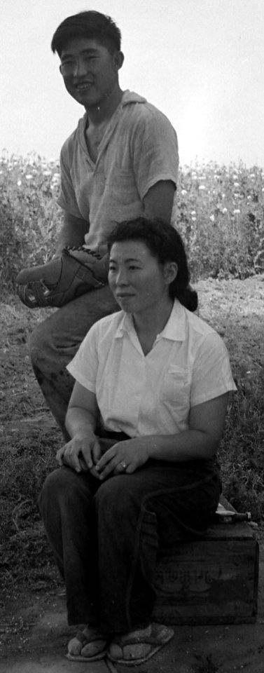 Woodland, California. These farm children of Japanese ancestry are all prepared to go to an Assembl . . . - NARA - 537760 (cropped)