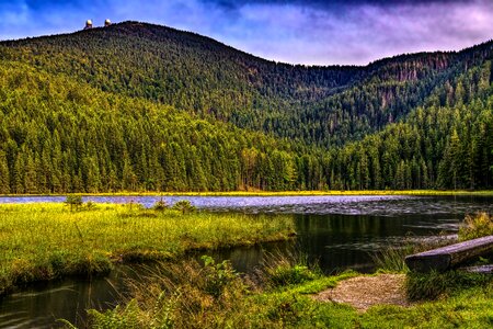 Bavarian forest bergsee mountains