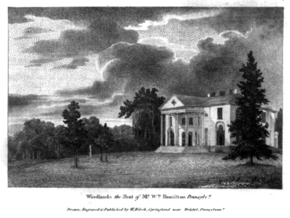Woodlands, the seat of Mr. Wm. Hamilton, Pennsylv. LCCN2004677399