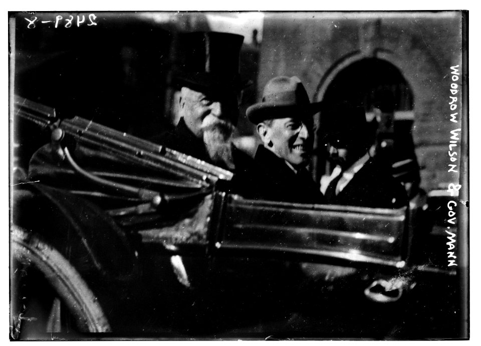 Woodrow Wilson & Gov Mann LCCN2014691319