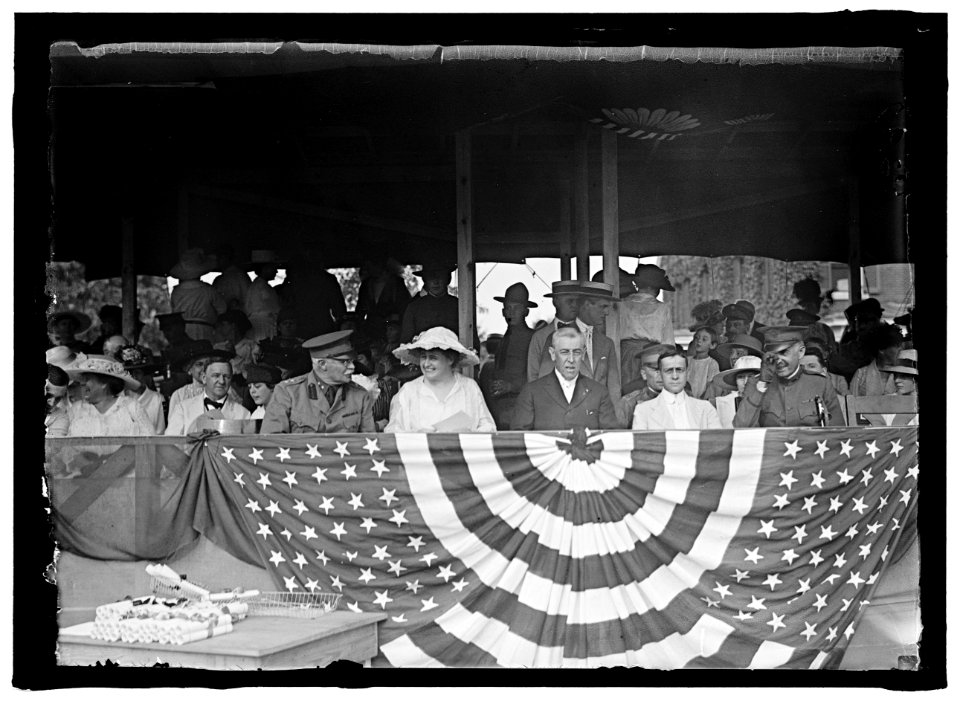 WOODROW WILSON (WILSON ON REVIEWING STAND) LCCN2016868233