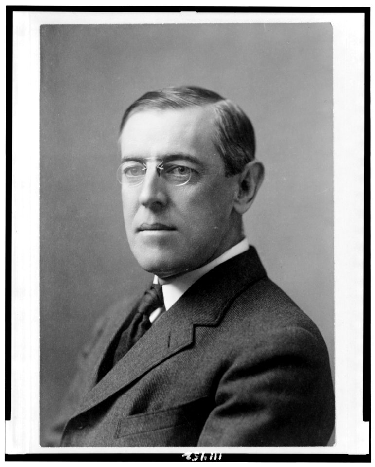 Woodrow Wilson, head-and-shoulders portrait, facing left) - McManus, New York LCCN94508334