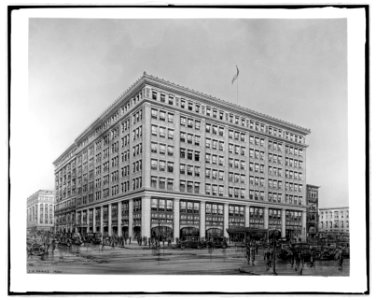 Woodward & Lothrop, (Washington, D.C.); drawing of new building LCCN2016852868