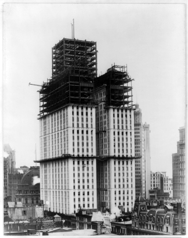 Woolworth Bldg. from northwest, made April 26th, 1912 LCCN2002705859